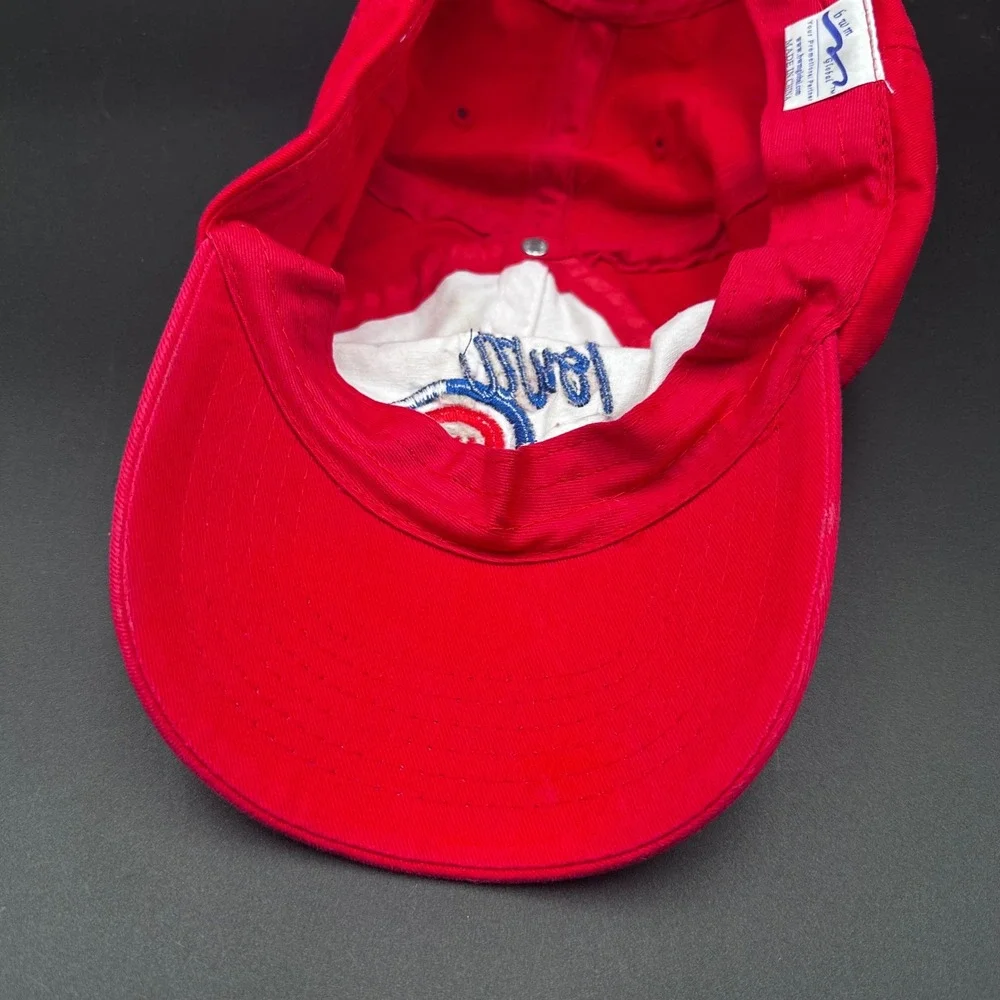 Chicago Cubs Hat Cap & Hair Bow Set Youth Baseball Fan Red‎ White
